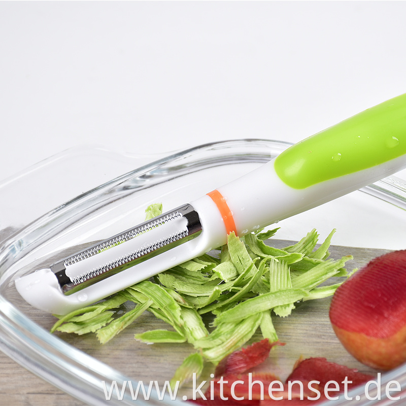 plastic multi-function hand vegetable and pear peeler slicer